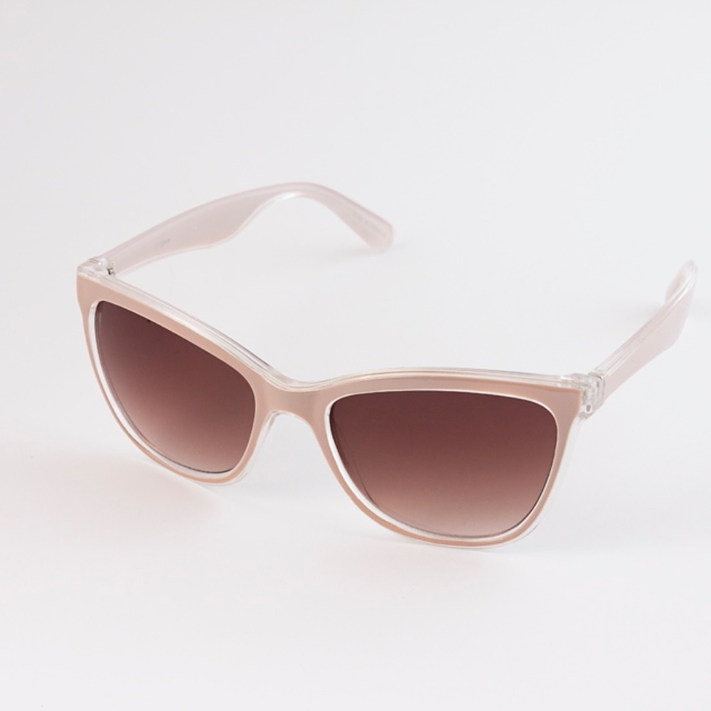 Women's Lulus Taupe Color Cat-Eyed Sunglasses